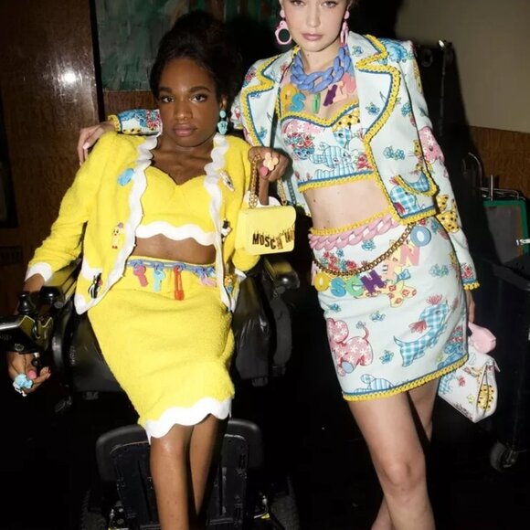 Moschino Couture Calico Animals Piquet Nursery Rhyme JACKET ONLY Lace US 6 2022 - Picture 4 of 13